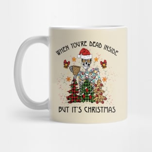 Skeleton Christmas Mug